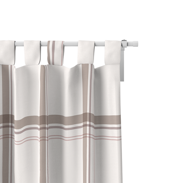 Curtain - Brown plaid seamless pattern - m10089