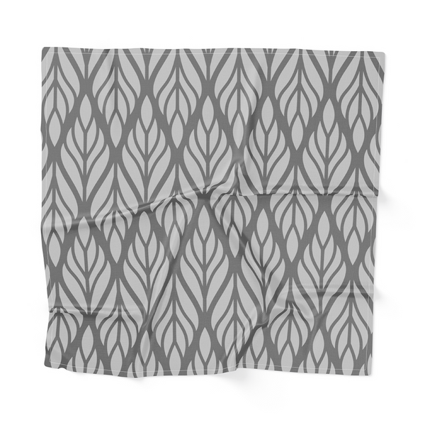 Cocktail Napkins - Ethnic floral seamless pattern. Cloudy Grey -m10065