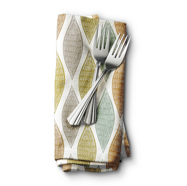 Dinner Napkins - seamless abstract patterns - green - M10120