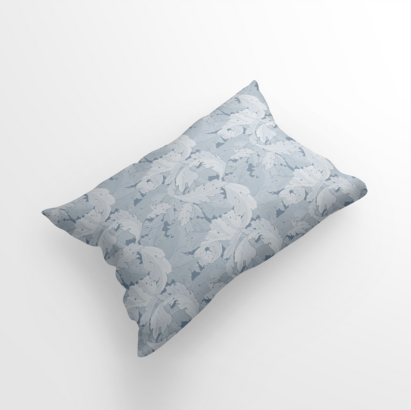 Standard Pillow Shams -Seamless pattern gray and blue background -m10033