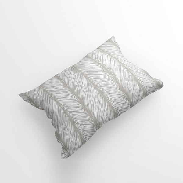 Standard Pillow Shams -Hand drawn pattern with decorative weaving ornament stylized abstract neutral universal texture - Grey Nickel - M10133