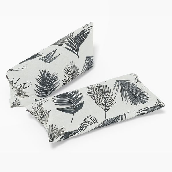 Long Lumbar Throw Pillows - tropical seamless pattern -m10005