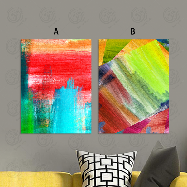 Abstract art paintings in multiple colors - E2PR-20460